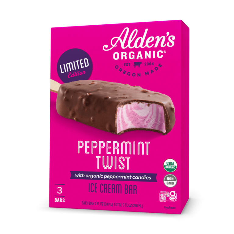 Alden's Ice Cream Peppermint Twist Bar