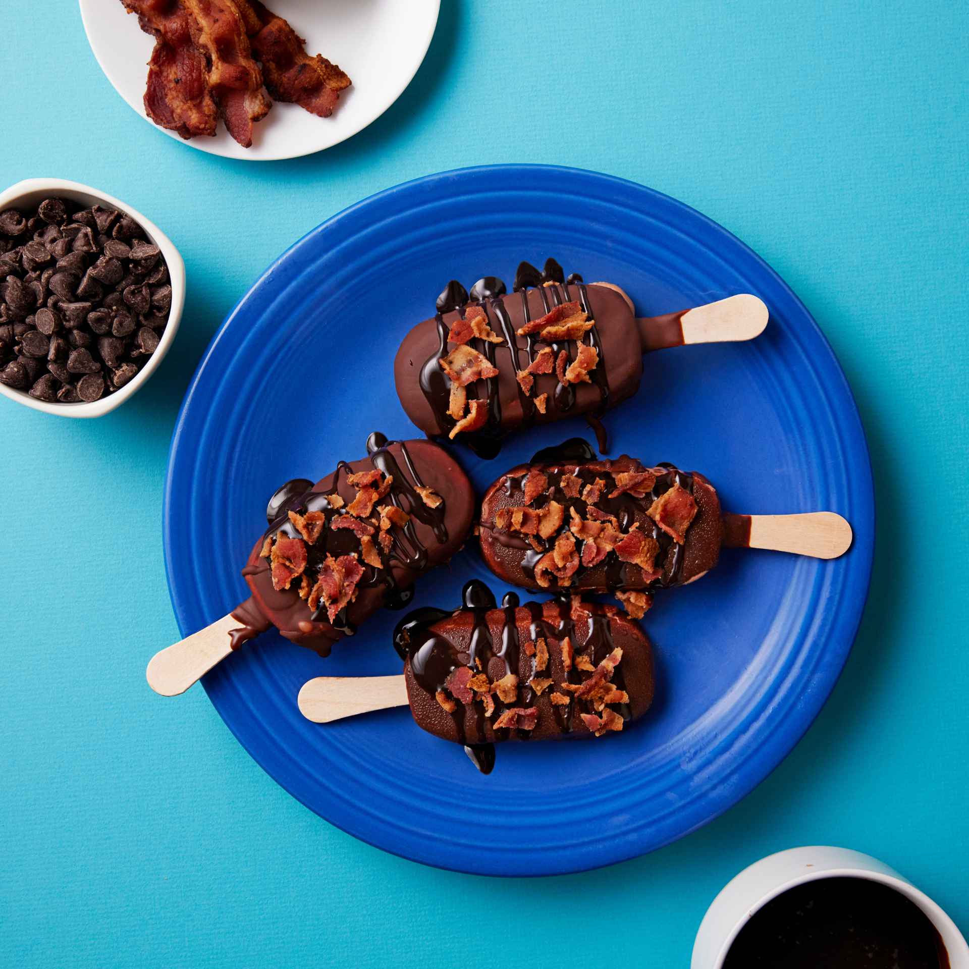 Chocolate Dipped Bacon Fudge Bar