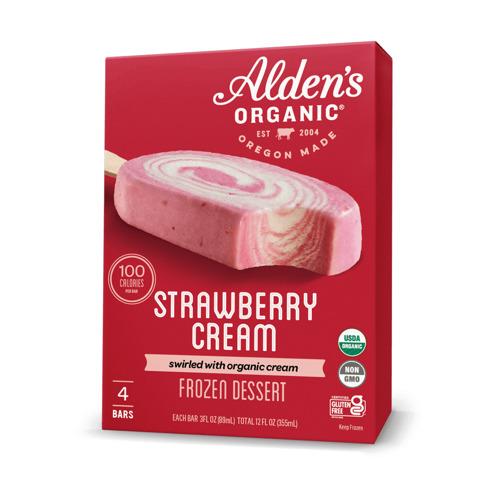 Alden's Ice Cream Strawberry Cream