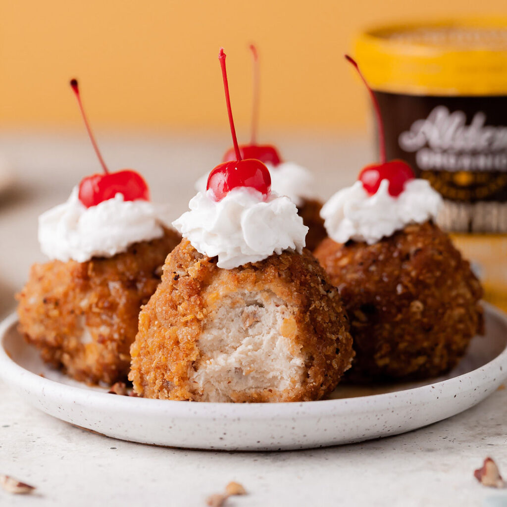 Fried Ice Cream Balls Recipe Alden’s Organic Ice Cream