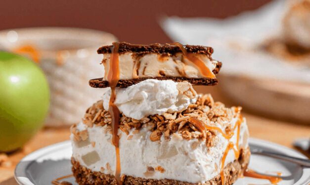Apple Crunch Ice Cream Bars