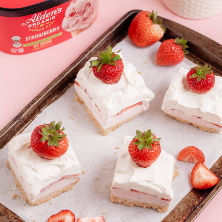 Strawberry Shortcake Ice Cream Bars Recipe