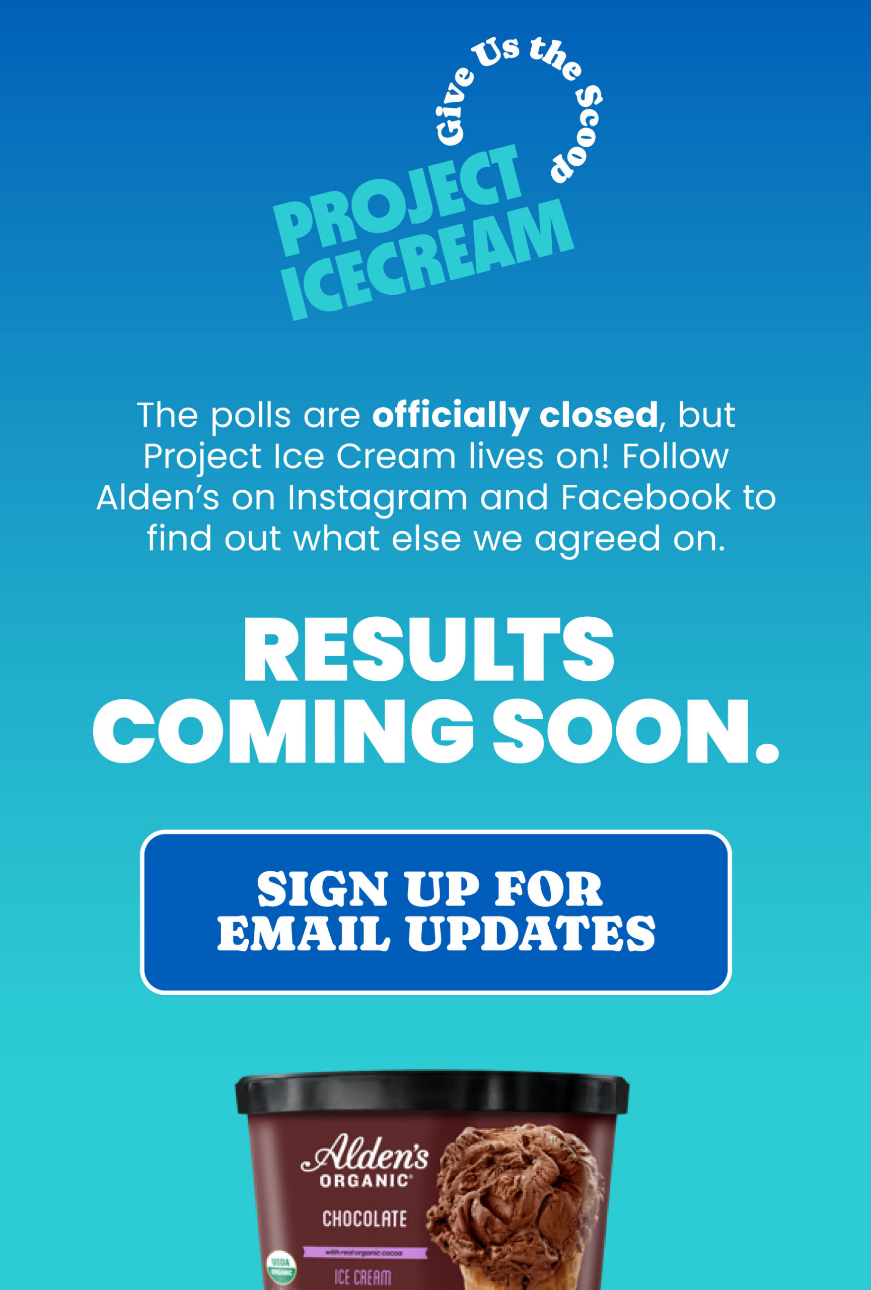 Project Ice Cream Closed